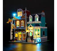 GEAMENT Jeu De Lumières pour Bookshop (Librairie) Modèle en Blocs De Construction - Kit D'éclairage LED Compatible avec Lego Creator Expert 10270 (Modèle de Bloc Non Inclus)