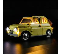 GEAMENT Jeu De Lumières pour Creator Expert Fiat 500 (10271) Modèle en Blocs De Construction - Kit D'éclairage LED Compatible avec Lego 77942 (Modèle de Bloc Non Inclus)