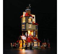 GEAMENT Jeu De Lumières pour Harry Potter Attaque sur Le Terrier (Attack on The Burrow) - Kit D'éclairage LED Compatible avec Lego 75980 (Modèle de Bloc Non Inclus)
