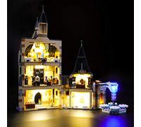 GEAMENT Jeu De Lumières pour Harry Potter La Tour de l'horloge de Poudlard (Hogwarts Clock Tower) - Kit D'éclairage LED Compatible avec Lego 75948 (Modèle de Bloc Non Inclus)