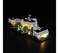 GEAMENT Jeu De Lumières pour La Maison Blanche (The White House) - Kit D'éclairage LED Compatible avec Lego Architecture 21054 (Modèle de Bloc Non Inclus)
