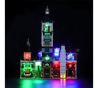 GEAMENT Jeu De Lumières pour La Maison hantée (Haunted House) - Kit D'éclairage LED Compatible avec Lego Creator Fairground Collection 10273 (Modèle de Bloc Non Inclus)