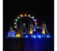GEAMENT Jeu De Lumières pour Londres (London) Modèle en Blocs De Construction - Kit D'éclairage LED Compatible avec Lego Architecture 21034 (Modèle de Bloc Non Inclus)