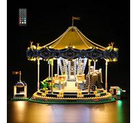 GEAMENT Jeu De Lumières (Télécommande) Compatible avec Lego Le Manège (Carousel) - Kit D'éclairage LED pour Creator 10257 (Modèle de Bloc Non Inclus)