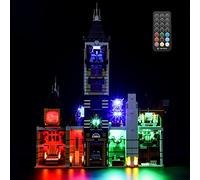 GEAMENT Jeu De Lumières (Télécommande) Compatible avec Lego Maison enchantée de la Foire - Kit D'éclairage LED pour Creator 10273 (Modèle de Bloc Non Inclus)