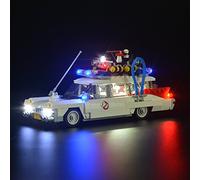 GEAMENT Kit de Blocs Lumineux pour Ghostbusters ecto 1 - Kit d'éclairage USB Compatible avec Lego 21108 (Modèle de Bloc Non Inclus)
