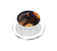 Géant cracheur de feu Le redoutable Dinosaure PopSockets PopGrip pour MagSafe