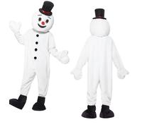 Géant de Luxe Noël Mascotte Charité Événement Bonhomme Neige Costume Déguisement