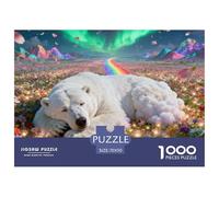 Géant des Pyrénées1000 Pieces Puzzle Chats Mignons Adultes Et Enfants Jeu De Puzzle pour Toute La Famille 70x50cm/1000pcs