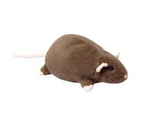 Géant Hamster Animal Empaillé - 35 Pouces Oreiller Peluche Réaliste | Jouet Doux Potelé pour Garçons Filles Cadeau Anniversaire, Jumbo Poupee Rát Mignonne Décoration pour Maison Canapé Lit Salon