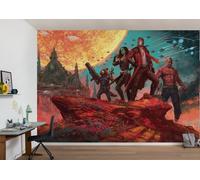 Géant MUR D'ART Gardiens De La Galaxie 400x250 cm Papier Peint Marvel
