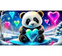 géant-Panda Puzzle 1000 pièces Educa Cadeau Unique De l'art Décoration Jeu éduchatif Challenge Toy pour Adultes & Enfants des 14 Ans 38x52cm/1000pcs