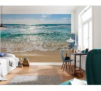 Géant Papier Papier Peint 368x254cm Plage Bord De Mer Chambre Murale Décor