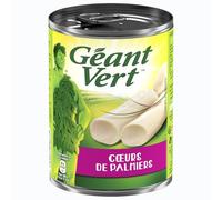 GEANT VERT Cœurs de Palmiers en Conserve - Format 220 g - Boîte Métallique avec Ouverture Facile - Idéal pour Salades et Apéritifs - Sans Conservateur - Lot de 3