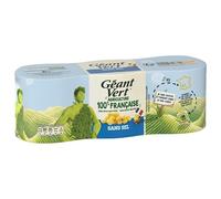 GEANT VERT - Maïs doux extra croquant, sans sel ajouté - 450g - Conserves de légumes de qualité supérieure pour une cuisine saine et savoureuse. - Lot De 4 - Vendu Par Lot