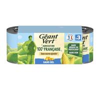 GEANT VERT Maïs Doux Sans Sel Sans Résidu De Pesticides 3 Boîtes de 140g Agriculture Française - Lot de 3