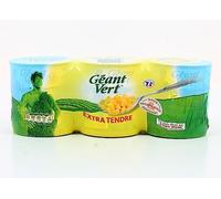 GEANT VERT - Maïs Extra Tendre Savoureux et Fondant, Boîte 420G - Lot de 4