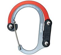GEAR AID HEROCLIP Mousqueton et crochet (moyen) pour camping, sac à dos et organisation de garage, orange, 1 unité