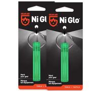 GEAR AID Ni Glo unisexe, porte-clés lumineux de 5 cm pour camping, SCUBA et pêche de nuit, vert, 5 cm