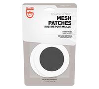 Gear Aid Patchs adhésifs unisexes pour réparation de tente et écran d'insectes, maille noire, 7,6 cm de diamètre