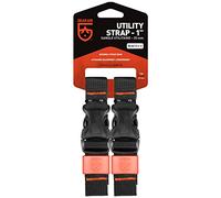 Gear AID Sangles Utilitaires avec Boucle à dégagement latéral, sécurité et Compression pour Camping, vélo, Chasse, Bateau, 2,5 cm de Largeur, 61 cm de Long