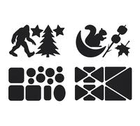 Gear Aid Tenacious Tape Gear Patchs pour réparation de veste, nylon noir, camping, 7,6 x 50,8 cm