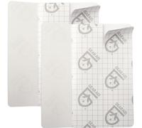 GEAR AID Tenacious Tape Lot de 2 patchs flexibles pour réparation de vinyle et de tissu, transparent, 7,6 x 12,7 cm