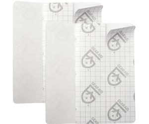 GEAR AID Tenacious Tape Lot de 2 patchs flexibles pour réparation de vinyle et de tissu, transparent, 7,6 x 12,7 cm