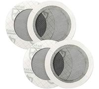 Gear Aid Tenacious Tape Lot de 4 patchs en maille pour réparer les trous dans les tentes, moustiquaires, moustiquaires, no-See-ums et plus encore, ronds de 7,6 cm