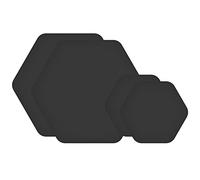 GEAR AID Tenacious Tape Patchs de réparation pour vestes, tentes, équipements d'extérieur et tissus techniques, ronds de 7,6 cm, hexagones de 6,3 cm et 3,8 cm, plusieurs couleurs et tailles, noir