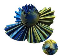 Gear Ball Fidget Imprimé Gear Ball, GearSphere - The Steampunk Whirling Wonder Fidget Gear Ball, Spin Ball OU Cube Fidget Ball Toy, Sphère D'engrenage - pour Le Stress Et L'anxiété Relaxante