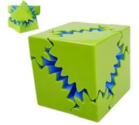 Gear Cube, Imprimé en 3D Gear Cube, The Steampunk Whirling Wonder Fidget Cube de Vitesse, Jouet Fidget pour Le Bureau et la Maison, Toys Toys pour 3+ Enfants Adulte