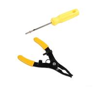 Gear Head Sprinkler Tool Set Steel Rotor Adjust | Gear-shaped clamp, prevents slippage, fits various head sizes, tool steel build, yellow finish