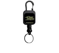 Gear Keeper Hammerhead Industries RT5-5906 Micro Scuba Retractor avec mousqueton robuste et accessoire Q/C - Fabriqué aux États-Unis