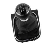 Gear Knob and Shift Boot Kit for Golf MK5 MK6 and for Jetta with Frame Compatible with Manual and Automatic Transmissions for Dependable Shifting Performance(5 Speed)
