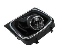 Gear Knob and Shift Boot Kit for Golf MK5 MK6 and for Jetta with Frame Compatible with Manual and Automatic Transmissions for Dependable Shifting Performance(6 Speed)