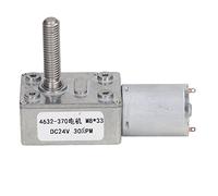 Gear Motor DC 24V Speed Reduction 30RPM Turbine M8x33mm Geared Motor for Winch