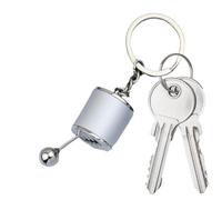 Gear Shift Fidget Toy - Porte-clés design pour voiture - 6 vitesses - Pièces de voiture créatives - Modèle avec scène mobile quotidienne pour porte-clés de voiture Accessoires hommes femmes