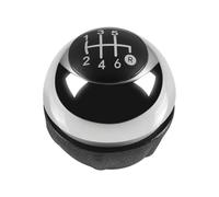 Gear Shift Head Pour Fiat 500 500C 2007 2008 2009 2010 2011 2012 2013 2014 2015 2016 2017 2018 pommeau de levier de vitesse 5/6 guêtre de vitesse housse de protection Pommeau Levier Vitesse Voiture(6