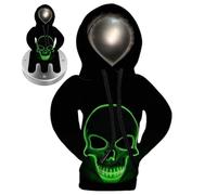 Gear Shift Sweat à capuche Halloween, Gear Shift Hoodie Tête de Mort - Housse de levier de vitesse intérieure de voiture - Housse de pommeau de levier de vitesse d'Halloween - Accessoire de voiture