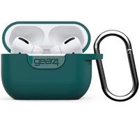 GEAR4 Airpods Pro 1 & 2 Étui Avec Clip Pour Apple Silicone Lilas Bleu Sarcelle