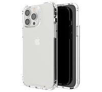 Gear4 Coque Transparente ZAGG Crystal Palace avec Protection avancée Contre Les Chocs [approuvée par D3O], Design Fin et résistant pour Apple iPhone 13 Pro Max - Transparent