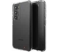 Gear4 Crystal Palace - Coque de protection pour téléphone portable - polycarbonate, polyuréthanne thermoplastique (TPU), revêtement RepelFlex, D3O Crystalex - clair - pour Samsung Galaxy S23 G