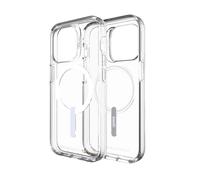 ZAGG Gear 4 Crystal Palace Snap D30 Coque de Protection Compatible avec iPhone 14 Pro, 6,1", Coque Rigide, Fine, résistante aux Chocs, Chargement sans Fil, légère (Transparent)