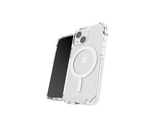 Gear4 ZAGG Crystal Palace Snap Case - Protection cristalline Contre Les Chocs avec compatibilité MagSafe pour Apple iPhone 13 Mini - Transparent