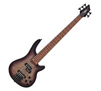 Gear4music Chicago Select Guitare basse 5 cordes Violet Burst