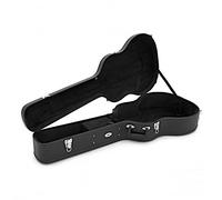 gear4music Etui Guitare Acoustique Rigide pour Dreadnought 41" - Housse Guitare Folk Rembourrée Verrouillable Noir