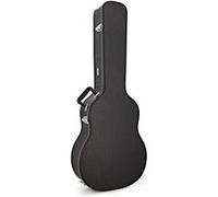 Gear4Music Etui Guitare Acoustique Rigide pour Dreadnought 41 " - Housse Guitare Folk Rembourrée Verrouillable Noir Noir