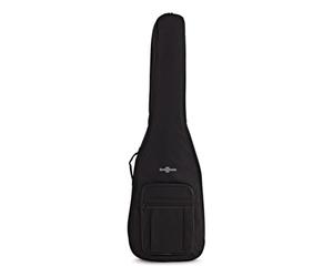 gear4music Housse Rembourrée Résistante à l'eau Guitare Basse, 10mm | Convient aux Formes Courantes de Basses, Rembourrage 10mm Protège des Chocs, Poche Avant, Sangles