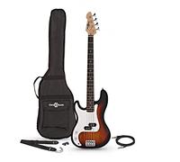 Gear4music LA Guitare basse électrique gauchère pour débutant(e) s